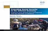 Extending Social Security to the Informal Economy€¦ · = 20.90 Moldovan lei (MDL) iii Foreword As afﬁ rmed by fundamental international documents such as the Universal Declaration