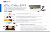 M70 Brochure Front final 20131217 - Howard Industries · 2.1kg (4.63lbs) AC 100V~240V, 50/60Hz product specifications image sensor total pixels output resolution TV lines zoom frame
