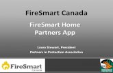 FireSmart Canada - wildland fire canadawildlandfire2016.ca/.../FireSmart-Home-Partners-App... · • FireSmart Home Partners App is modelled after the Wildfire Partners program in