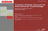 Turkish Online Journal of Educational Technology · Prof.Dr. Enver Tahir Rıza - Dokuz Eylül University, Turkey Prof.Dr. Eralp Altun - Ege University, Turkey Prof.Dr. Feng-chiao