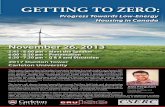 GETTING TO ZERO - Carleton University...2013/11/26  · GETTING TO ZERO: Progress Towards Low-Energy Housing in Canada Title 2013.11.26 - Alex Ferguson - Getting to Zero [v2a].ai …