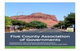 Five County Association of Governments€¦ · 3 Five County Association of Governments (Southwestern Utah [s Economic Development District) Economic Development District Comprehensive