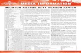 Houston Astros 2017 season review - losangeles.angels.mlb.comlosangeles.angels.mlb.com/documents/4/0/2/... · WORLD SERIES CHAMPIONS 2017 | AL Champions 2017 | NL CHampions 2005 AL
