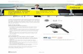 INCREDIBLE SOUND FOR MOBILE & UC CALLS. - Jabra/media/Product Documentation/Jabra … · Bluetooth® headset system Unified Communications (UC) makes it easier for people to connect,