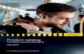 Jabra Mobile Catalog April 2018 Full - Headset Solutions€¦ · cancelling microphone, the world’s first Bluetooth® headset, and the world’s first sports headphones with integrated