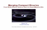 Merging Compact Binaries - hosting.astro.cornell.eduhosting.astro.cornell.edu/~dong/talks/merger-pennstate.pdfMar 27, 2017  · Transient & Variable Universe Wide-field, fast imaging