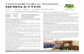 CHATHAM PUBLIC SCHOOL NEWSLETTER · NEWSLETTER Find us at: 17-19 Chatham Ave, ... Term 4 Week 4 Issue 17 Thursday 30 October 2014 STRIVE TO EX EL we are very fortunate to have such