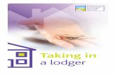 Taking in a lodger - Colchester Borough Homes · A lodger is someone who rents a room from the person that lives in the property and shares facilities with them. If you take in a
