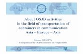 About OSJD activities in the field of transportation of ...€¦ · (11-12 July 2018, Istanbul, Turkey) MEMBER-COUNTRIES OF OSJD 29OSJD member countries 7 Observers 51 Affiliated