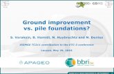 Ground improvement vs. pile foundations?...3. Ground improvement by rigid inclusions Varaksin et al. Ground improvement vs. pile foundations? ULS stress domain of the concept Consideration
