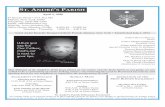 ST. ANDRÉ S PARISH · 05/04/2020  · Saint André Bessette Roman Catholic Parish, Malone, New York • Established July 1, 2014 Our Mission at St. André’s: With Jesus Christ