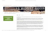 2015 TEN WORST ZOOS FOR ELEPHANTS Ten W… · County Zoo, Wichita, Kansas – Shady Swaziland Swindle For the first time ever, the #1 position is a tie: Dallas Zoo, Henry Doorly Zoo,