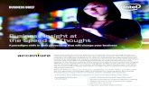 Business Insight at the Speed of Thought | Accenture€¦ · Business Insight at the Speed of Thought Advanced analytics and the efficiencies of Hybrid Cloud computing models are