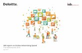 Deloitte IAB online advertising V03 · Mobile increased its revenue compared to 2015 with a +34% growth in 2016. Mobile advertising realized an average market share of 35% in display