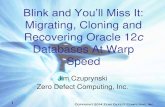 Migrating, Cloning and Recovering Oracle 12czerodefectcomputing.com/artifacts/12c_CDBs.pdf · Oracle 9i, 10g, 11g OCP and Oracle ACE Director > 100 articles on databasejournal.com
