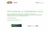 TECHNICAL & FINANCIAL FILE - Federal Public Service ...1.6 BELGIAN STRATEGY IN THE SECTOR AND OPERATIONAL EXPERIENCES ... NP National Park NR Natural Resource NRM Natural Resource