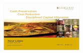 Cash Preservation Cost Reduction Disciplined Capital ... · 12/31/2012  · 4 Balanced Geographic Portfolio Gold Mineral Resources1 18% North 40% America Africa 42% South America