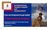 CROSS-BORDER GUIDING Harris Cross... · 2. Tour and Safari Association of Namibia (TASA) Yes. Run by the Namibian Qualifications Authority (NQA) National Guiding Certificate (National