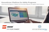 Encentivizer Platform for Utility Programs...Potential Energy Savings kW Load Reduction Cost of Waiting Simple Payback Energy Savings Only Simple Payback Rebate + Savings Existing