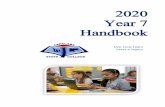 2020 Year 7 Handbook - Capalaba State College · Capalaba State College Junior Secondary Handbook Year 7 – 2020 - 7 - Analysing persuasion in media texts- Students understand how