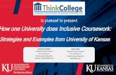 How one University does Inclusive Coursework · • Person-Centered Plan Focused • Undergraduate Certificate • 4 Required Courses • 4 Electives • Career Development Internships