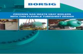 PROCESS GAS WASTE HEAT BOILERS WITH THIN FLEXIBLE … · 2018-06-08 · Process Gas Waste Heat Boilers with Thin Flexible Tubsheet Design 2 Waste heat boiler at the Borsig-Harbor
