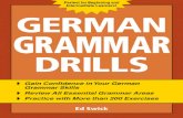 German Grammar Drills - The Eyethe-eye.eu/public/WorldTracker.org/Language... · point you have to buckle down and deal with the grammar. German Gram-mar Drills will enable you to
