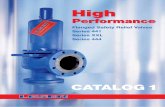 Performance - BVALVE Flow, Systems & Controls · Flanged Safety Relief Valves Series 441 Series XXL Series 444 High Performance CATALOG 1. Compact Performance API High ... (e.g. distillation