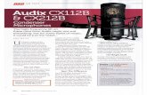 CX212B 112B SOS APR12-1 - SCV Distribution · a guitar-cab mic or an ensemble mic. Its sensitivity is 18mV/Pa and the self-noise ... absolutely right for certain heavier guitar styles.