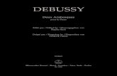Deux Arabesques - Clarius Audi spartiti musicali · Mit dem Titel Deux Arabesques griff Debussy eine Be-zeichnung auf, die bis dahin vornehmlich in der Kunst wissenschaft gebräuchlich
