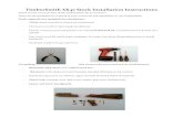 TimberSmith AK47 Stock Installation Instructions · TimberSmith AK47 Stock Installation Instructions To remove the gas tube and upper hand guard, the lever on the right side of the