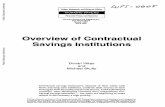 Overview of Contractual Savings Institutions€¦ · deposit banks controlled in 1985 nearly half of total financial assets, while contractual savings institutions accounted for only
