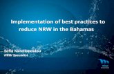 Implementation of best practices to reduce NRW in the KPI 2013 2017 NRW m3/day 31,354 11,680 NRW % 57.8