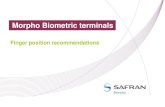 Morpho Biometric terminals - Biotime Technology...Let rest hand palm on the shell of the terminal Keep finger straight. 11 SSE-0000084555-02/ Finger position recommendations / March