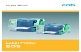 Service Manual Label Printer EOS - KA Etikettering Manual_EOS_en.pdf · 2015-02-03 · 35 5965536.001 Gear Wheel Z31/19 1 36 5965415.001 Transport Module 1 37.1 5965488.001 Print