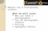 Amazon top 6 Photography studios
