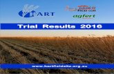 Trial Results 2016 - Hart Field-Site Group Inc Trial Results/Hart... · 2017-03-22 · SARDI, New Variety Agronomy Clare: Kathy Fischer, John Nairn, Phil Rundle, Sarah Day, Christine
