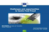 Challenges and opportunities to tackle Food Fraud · 11/30/2018  · Undeclared peanuts in hazelnuts consignments / Mislabelling Not accidental: 14, 16 and 22% substitution 400€