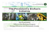 The President's Biofuels Initiative · Fermentation Feedstock Pretreatment Conditioning Enzymes Saccharification & Fermentation Barrier 2005 2012 Goal Minimum Ethanol Selling Price