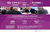 Live Pharma Connect · 2019-09-11 · Live Pharma Connect After very impressive results in 2018, Live Pharma Connect, a dedicated 1 – 2 – 1 business match and meet service, returns