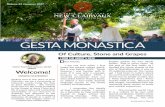 GESTA MONASTICA - Abbey of New Clairvaux...GESTA MONASTICA Volume 23 | Summer 2017 News from the Abbey of Our Lady of New Clairvaux Of Culture, Stone and Grapes MISSION STATEMENT Seeking