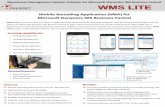 Warehouse Management System Solution for Microsoft ... · 01/10/2015  · Mobile Barcoding Application (MBA) for Microsoft Dynamics 365 Business Central WMS LITE by Calsoft System
