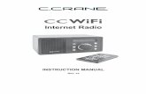 INSTRUCTION MANUAL - C. Crane Company · 2017-11-28 · Classical, Pop, or News (the news setting is best for talk radio). Skip Back: Play previous station or file. PLAY/PAUSE: Play