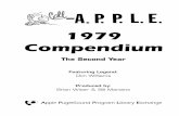 Call-A.P.P.L.E. Magazine: 1979 Compendium · 2018-09-13 · Darrell Aldrich, Ron Aldrich, Robert Clardy, Dave Garson, Val Golding, Dick Hubert, Bob Huelsdonk, Steve Paulson, Dick