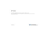 PXI-6683 Series User Manual and ... - National Instruments · The NI PXI-6683 and NI PXI-6683H timing and synchronization modules synchronize PXI and PXI Express systems using GPS,
