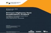 Princes Highway East Duplication Project...Authorised by the Victorian Government, 1 Treasury Place, Melbourne 20 September 2019 Version: 1.0 Princes Highway East Duplication Project