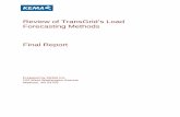 Review of TransGrid’s Load Forecasting Methods Final Report J... · 1.3.3 Demand-side participation NEMMCO and the Load Forecasting Reference Group (LFRG) have established a consistent