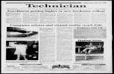 Wednesday,July 12, 1995 Technician Raleigh. NorthCarolina Technician NorthCarolinaState University's