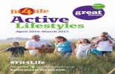 lifestyles Active Lifestyles - Central Bedfordshire · Trampoline club at Sandy 42 Flitwick Disability Group 42 Flitwick Disability Group 43 ... such as running and tennis on three