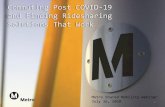 Commuting Post COVID-19 and Finding Ridesharing Solutions … · 2020-07-27 · Solutions That Work. Paula Carvajal-Paez Senior Director, LA Metro ... Speakers 2 •Telework Update